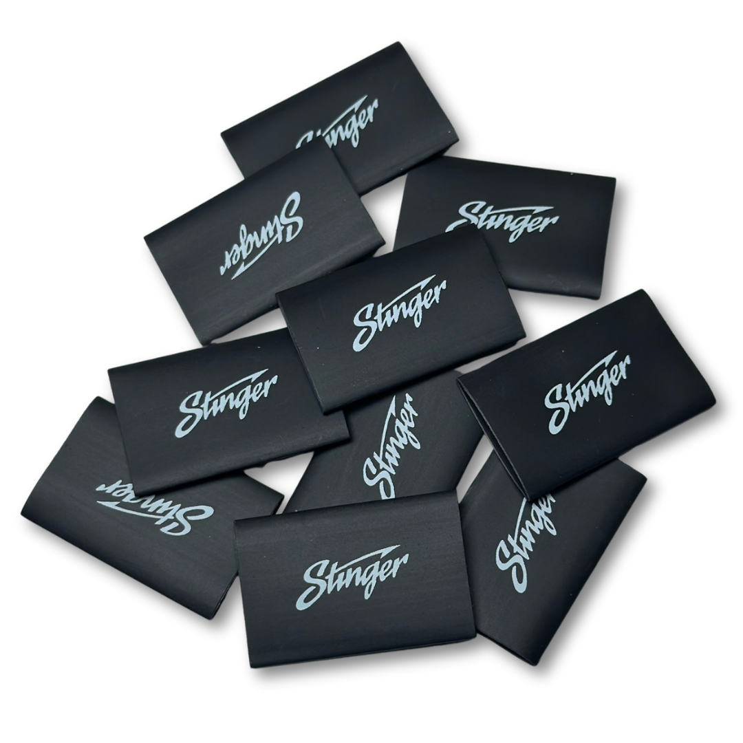 1/0 Gauge Black Stinger Electronics Protective Heat Shrink Tubing - 10 Pieces