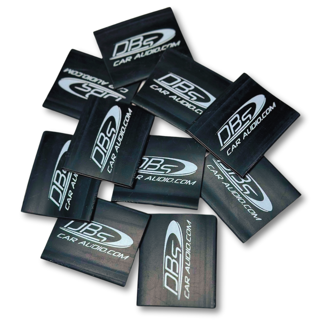 4/0 Gauge DBs Car Audio Black Protective Heat Shrink Tubing - 10 Pieces