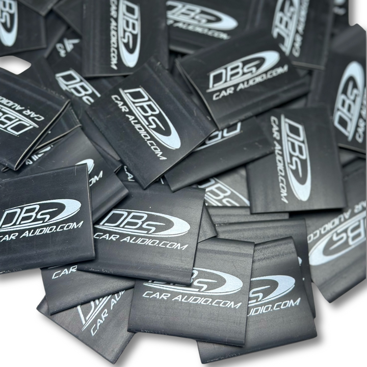 4/0 Gauge DBs Car Audio Black Protective Heat Shrink Tubing - 10 Pieces
