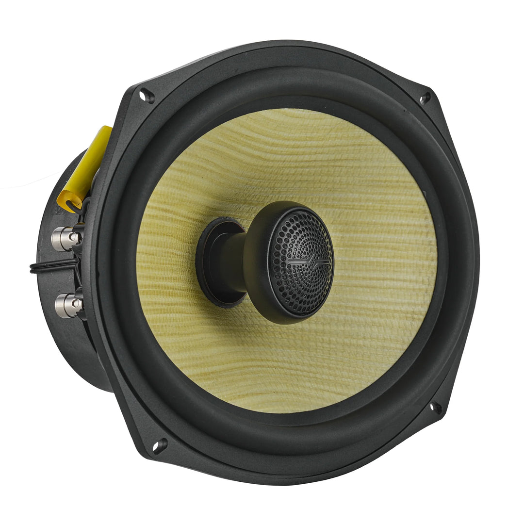 DS18 DXQ 6x9" Coaxial Speakers with Yellow Straw Cone - 150 Watts Rms 4-ohm