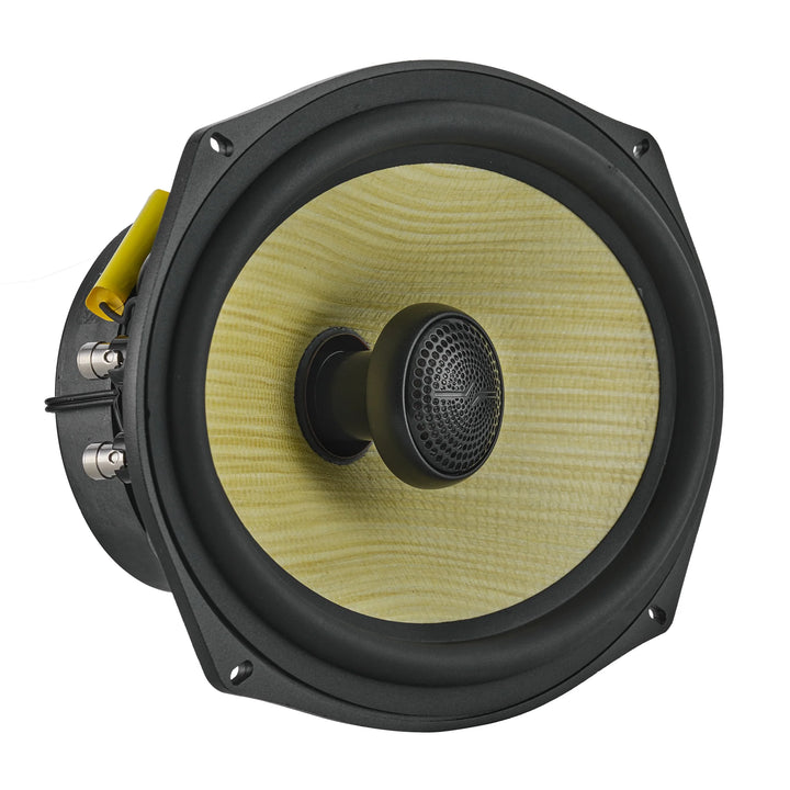 DS18 DXQ 6x9" Coaxial Speakers with Yellow Straw Cone - 150 Watts Rms 4-ohm