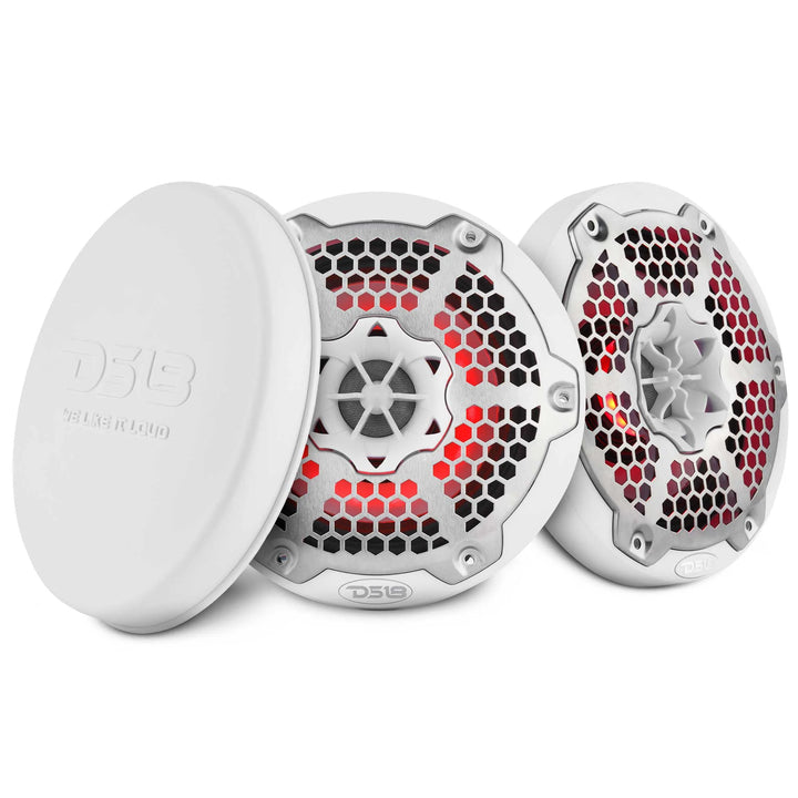 DS18 NXL-6MD 6.5" Neodymium 2-Way Marine Speakers - 250 Watts Rms 4-ohm