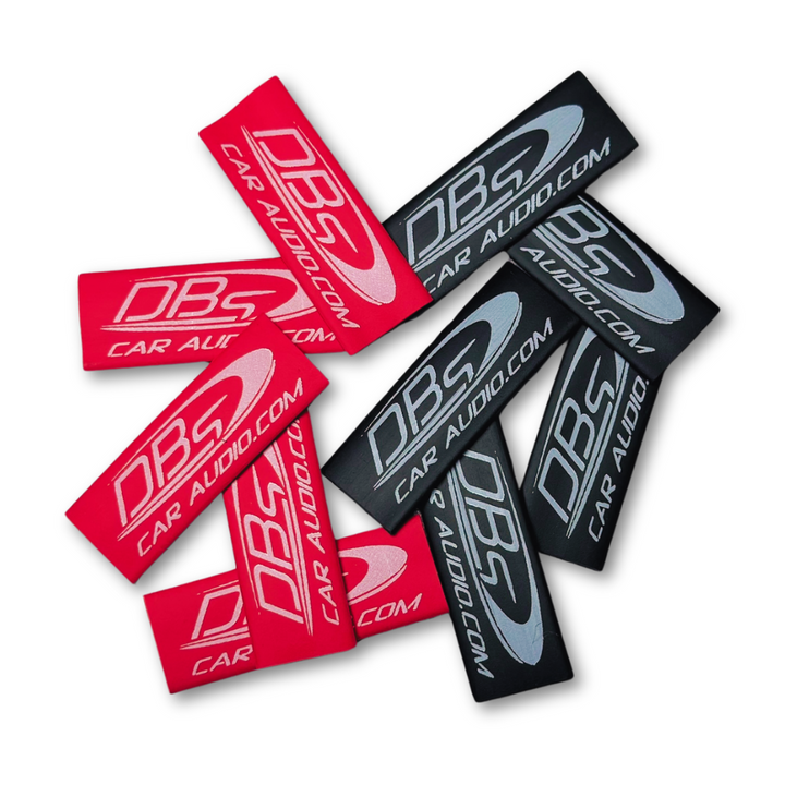 8 Gauge DBs Car Audio Red & Black Protective Heat Shrink Tubing - 10 Pieces