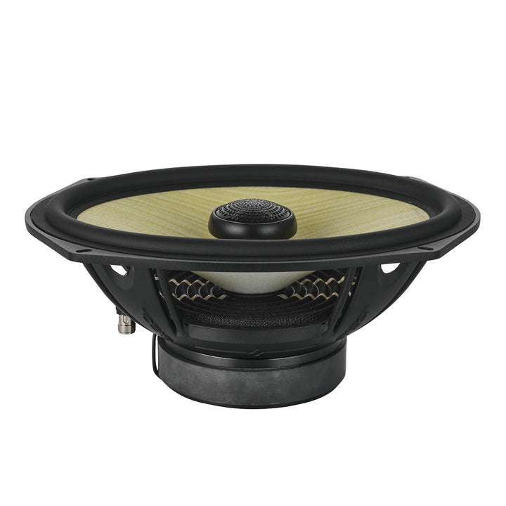 DS18 DXQ 6x9" Coaxial Speakers with Yellow Straw Cone - 150 Watts Rms 4-ohm