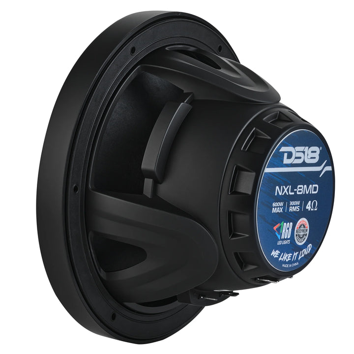 DS18 NXL-8MD 8" Neodymium 2-Way Marine Speakers - 350 Watts Rms 4-ohm