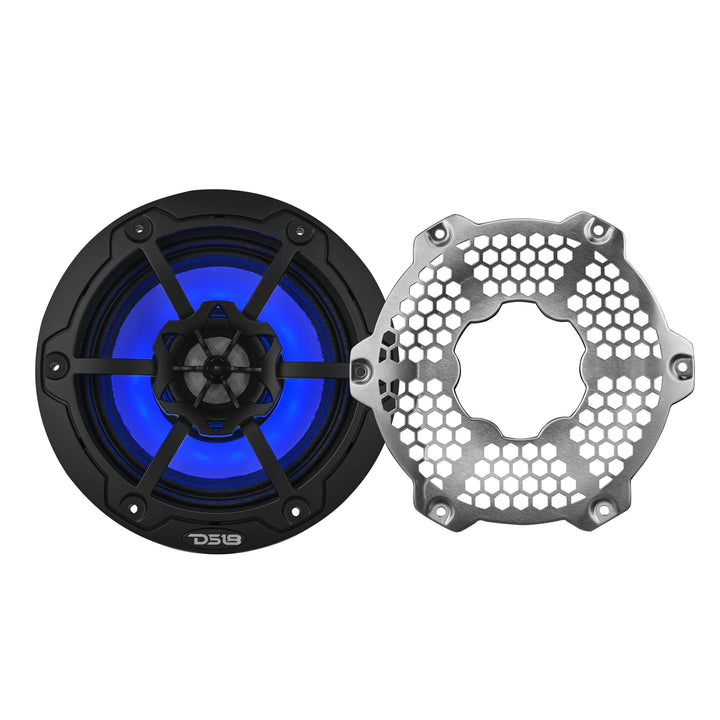 DS18 NXL-6MD 6.5" Neodymium 2-Way Marine Speakers - 250 Watts Rms 4-ohm