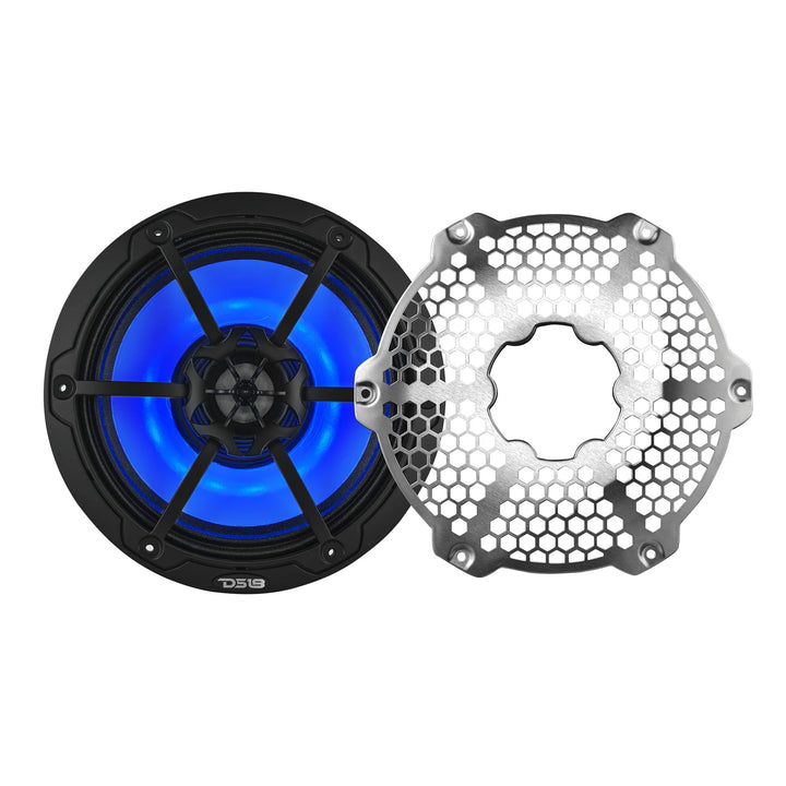 DS18 NXL-8MD 8" Neodymium 2-Way Marine Speakers - 350 Watts Rms 4-ohm