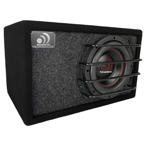 Massive Audio BG6 6.5" Pre-Loaded Subwoofer with Ported Enclosure - 250 Watts Rms 2-ohm