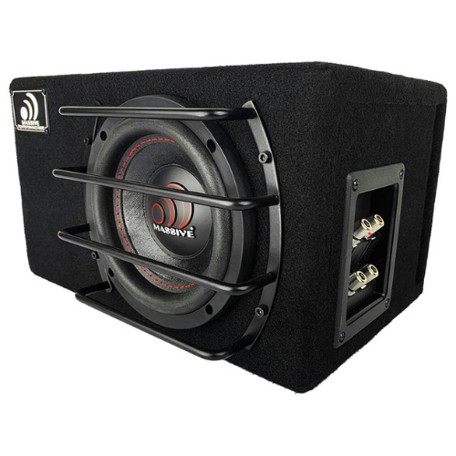 Massive Audio BG8 8" Pre-Loaded Subwoofer with Ported Enclosure - 400 Watts Rms 2-ohm