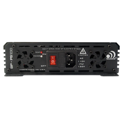 Massive Audio BP-PS100 100 Amp AC to DC Linkable Power Supply