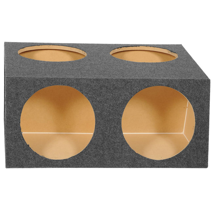 Quad 12″ Sealed Subwoofer Enclosure with Carpet - 1.00 cu.ft. Per Sub