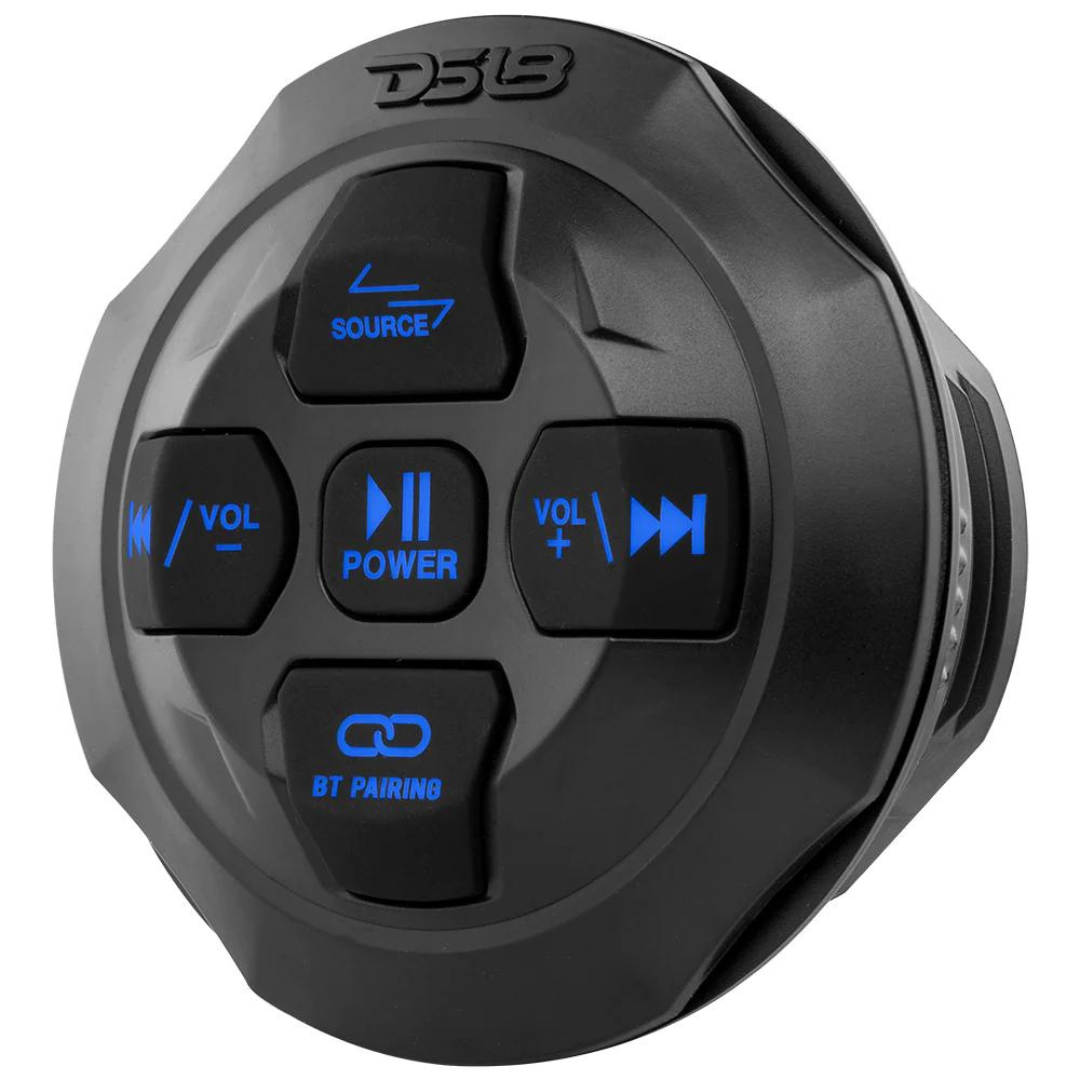 DS18 BTRC-R Marine Grade Bluetooth Streaming Audio Receiver Controller with USB, AUX and  RCA Outputs
