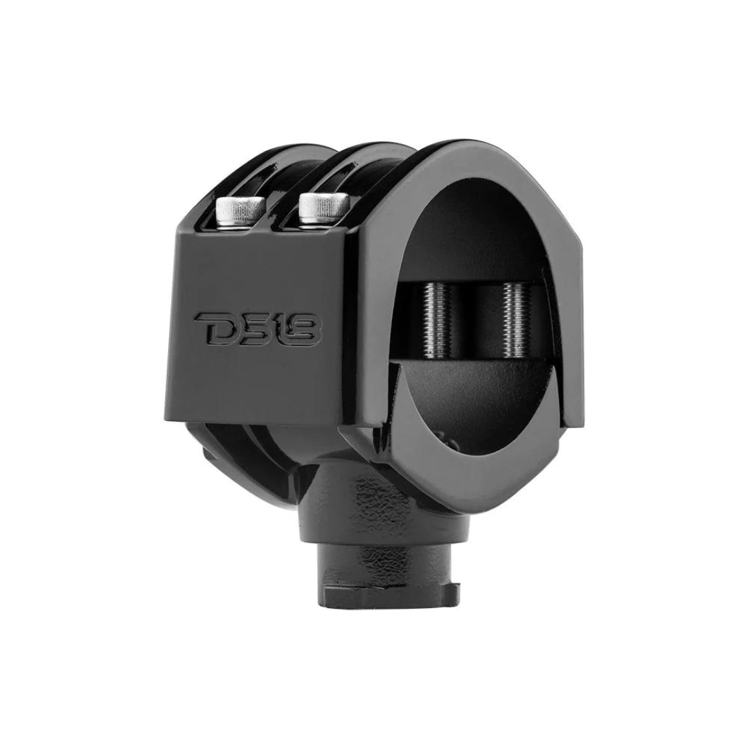DS18 HYDRO CLPX2T3/BK Adaptadores de abrazadera de soporte de montaje negro de 3", 2,75", 2,5" y 2,25" - Se adapta a todos los altavoces de torre NXL-X y CF-X