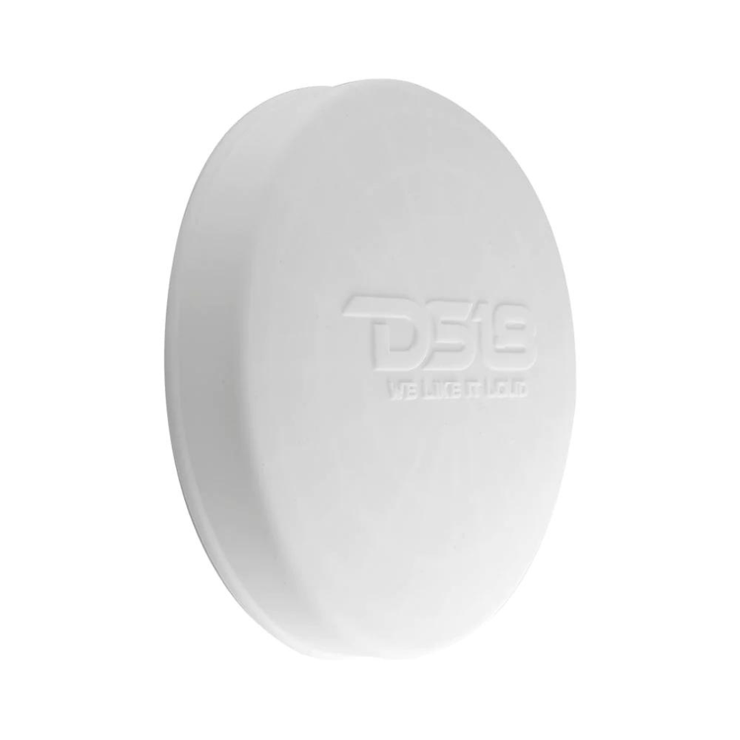 DS18 Cubiertas de altavoces marinos de silicona blanca para torres, altavoces y subwoofers - Disponibles en 6,5" 8" 10" 12"