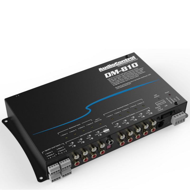 AudioControl DM-810 10-Channel Digital Sound Processor with 8 Rca Inputs