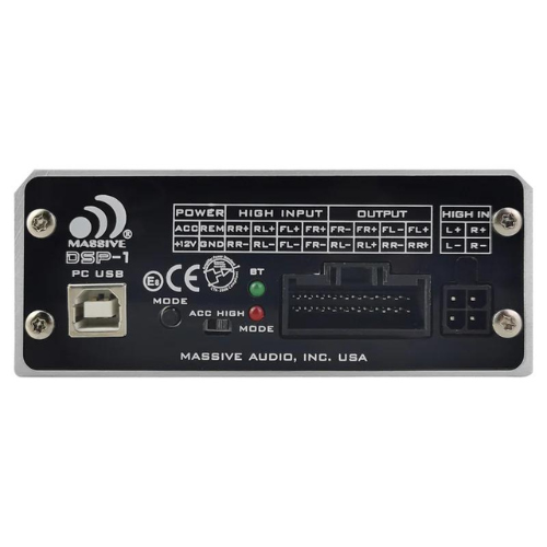 Massive Audio DSP-1 Digital Sound Processor with Built-in Amplifier