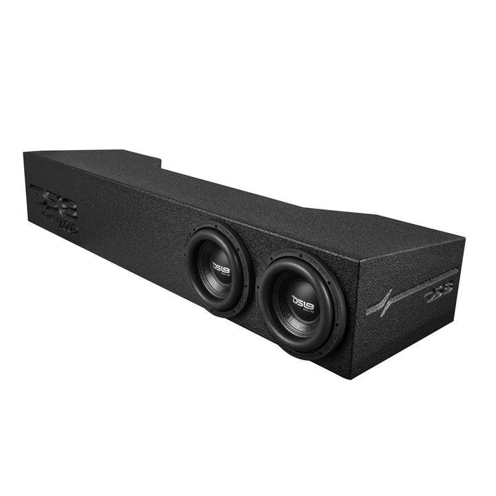 2019-2024 Dodge Ram - DS18 Loaded Dual 8" Front Firing Ported Under Seat Subwoofer Enclosure