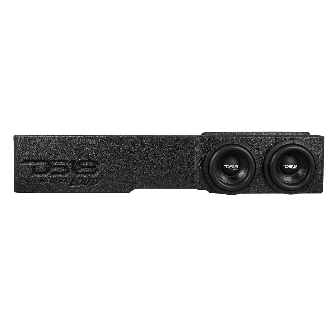 2009-2024 Ford F-150 or Super Duty Crew Cabs - DS18 Loaded Dual 8" Front Firing Ported Under Seat Subwoofer Enclosure