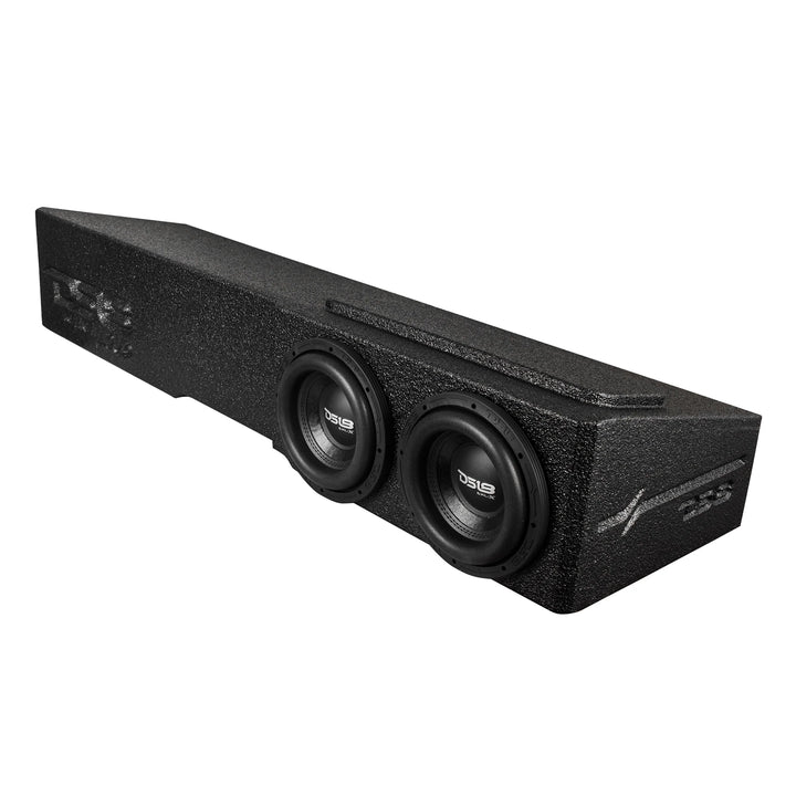 2009-2024 Ford F-150 or Super Duty Crew Cabs - DS18 Loaded Dual 8" Front Firing Ported Under Seat Subwoofer Enclosure