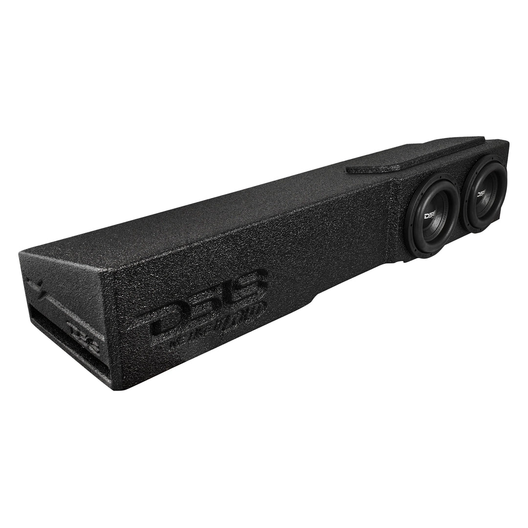 2009-2024 Ford F-150 or Super Duty Crew Cabs - DS18 Loaded Dual 8" Front Firing Ported Under Seat Subwoofer Enclosure