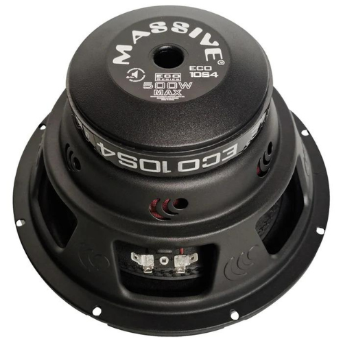 Massive Audio ECO10S4 10" Subwoofer with 1.5" Aluminum Voice Coil - 250 Watts Rms 4-ohm SVC