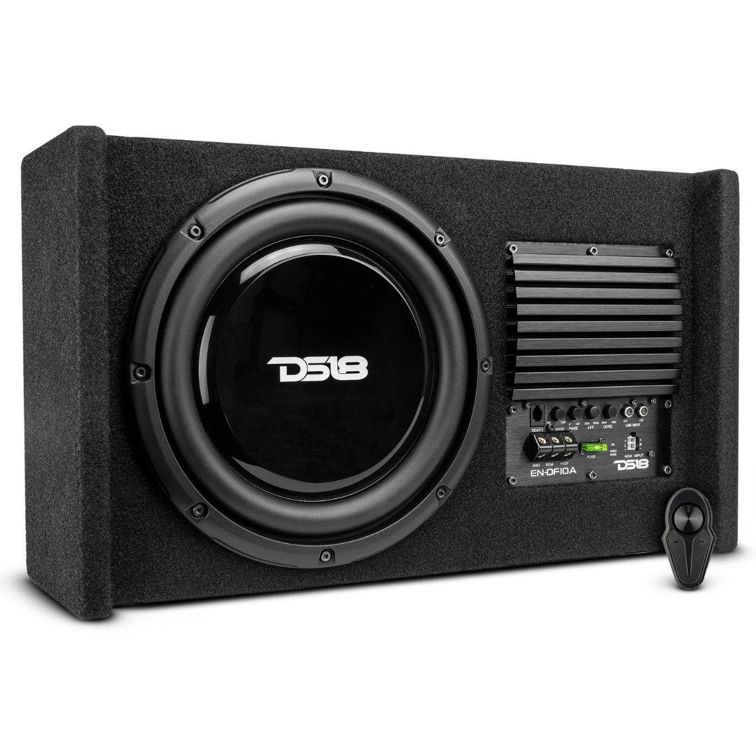 DS18 ENDF10A Amplified 10" Subwoofer with Sealed Down Fire Enclosure