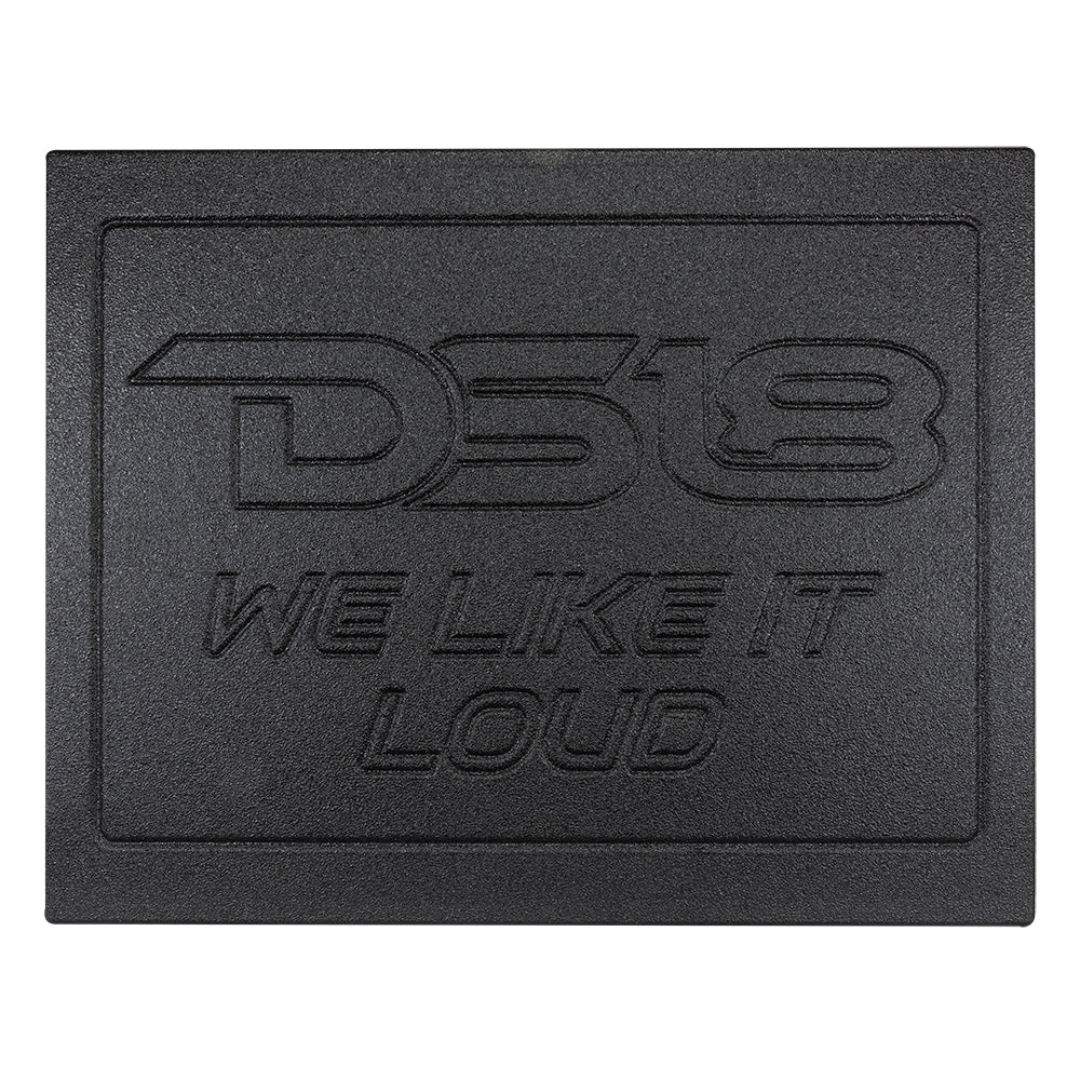 DS18 ENS-212TB Dual 12" Turbo Style Ported Subwoofer Enclosure with Black Bed Liner Coating - 2x 2.4 Cubic Foot Tuned to 34Hz