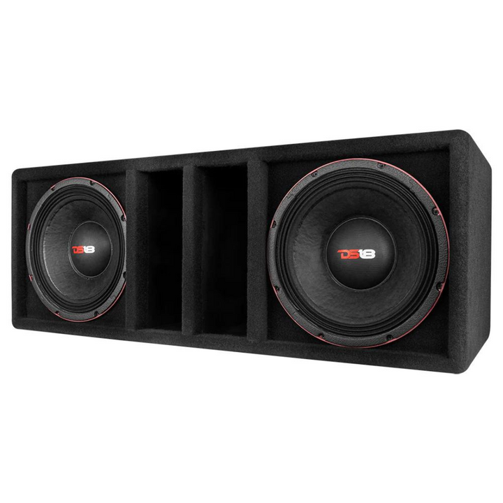 DS18 PANCADAO 2x PRO-1.5KP12.2 12" Mid-Bass Loudspeakers with Ported Enclosure - 3000 Watts Rms 2x 2-ohm