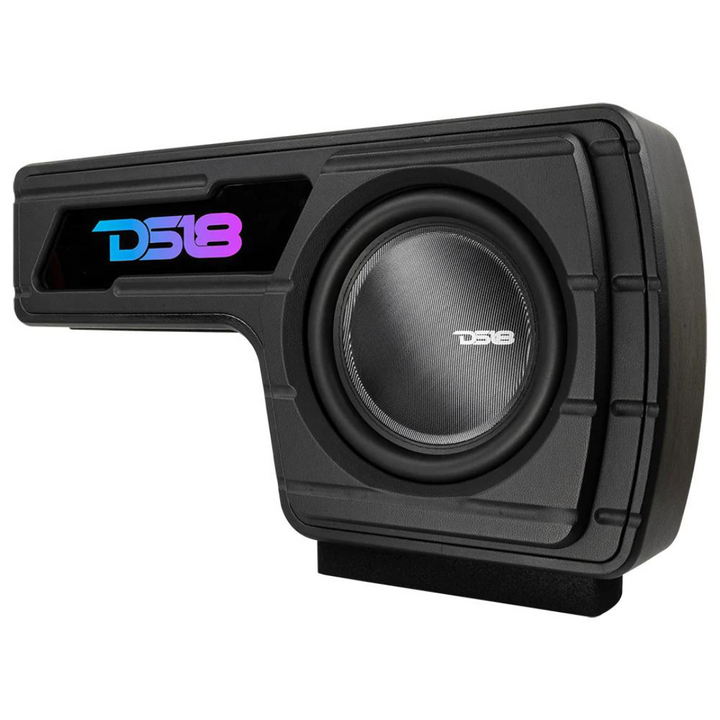 DS18 Loaded 12" Subwoofer Enclosure with Vinyl Finish and Dream LED Lights - Fits 2014-2023 Toyota 4Runner