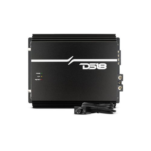 Amplificador de subwoofer monobloque Clase D DS18 EXL-P1500X1D - 1 x 1500 vatios Rms a 1 ohmio