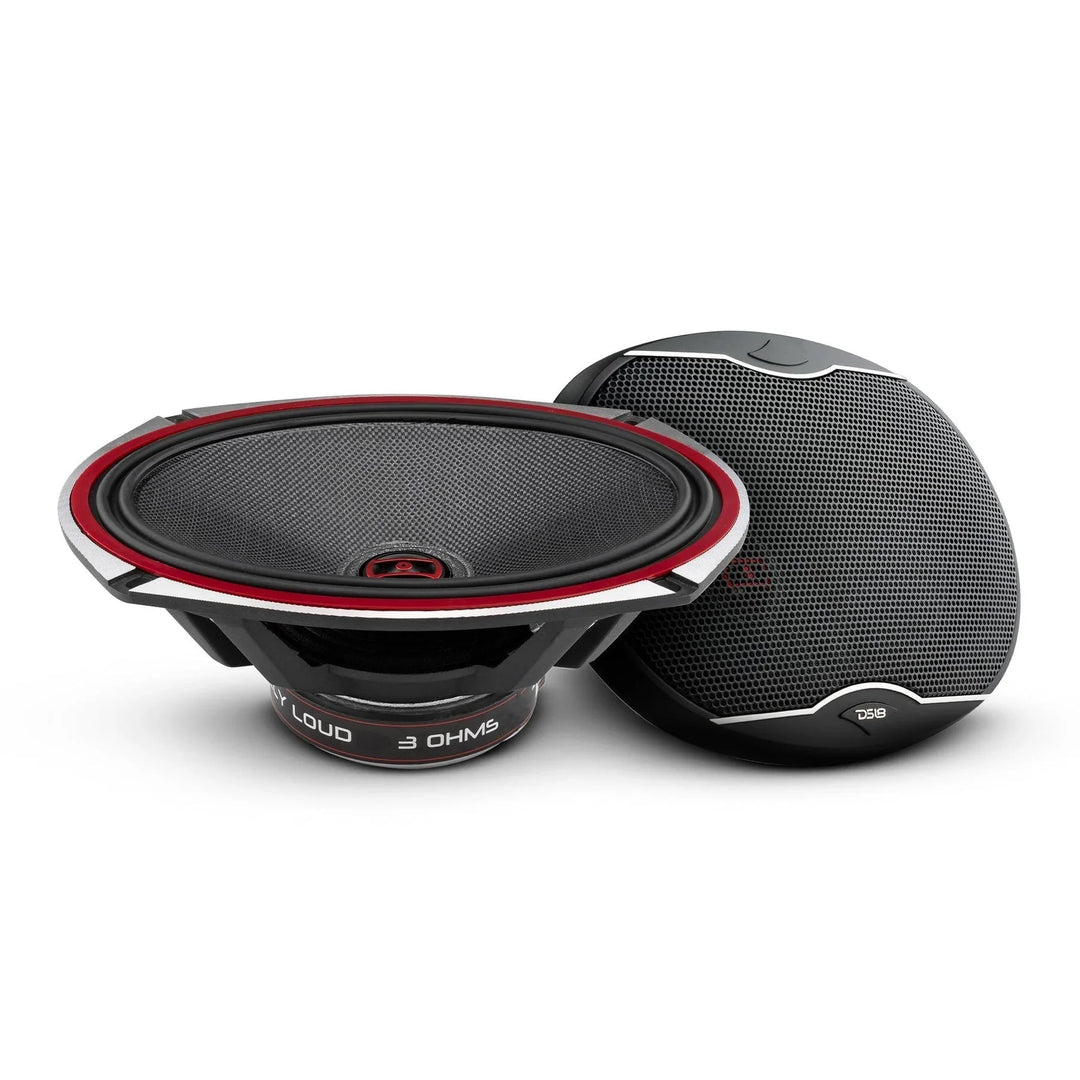 2015-up Ford F-150 SuperCrew Cab - DS18 EXL-SQ Series Speaker Package with Amplifier and Amp Kit