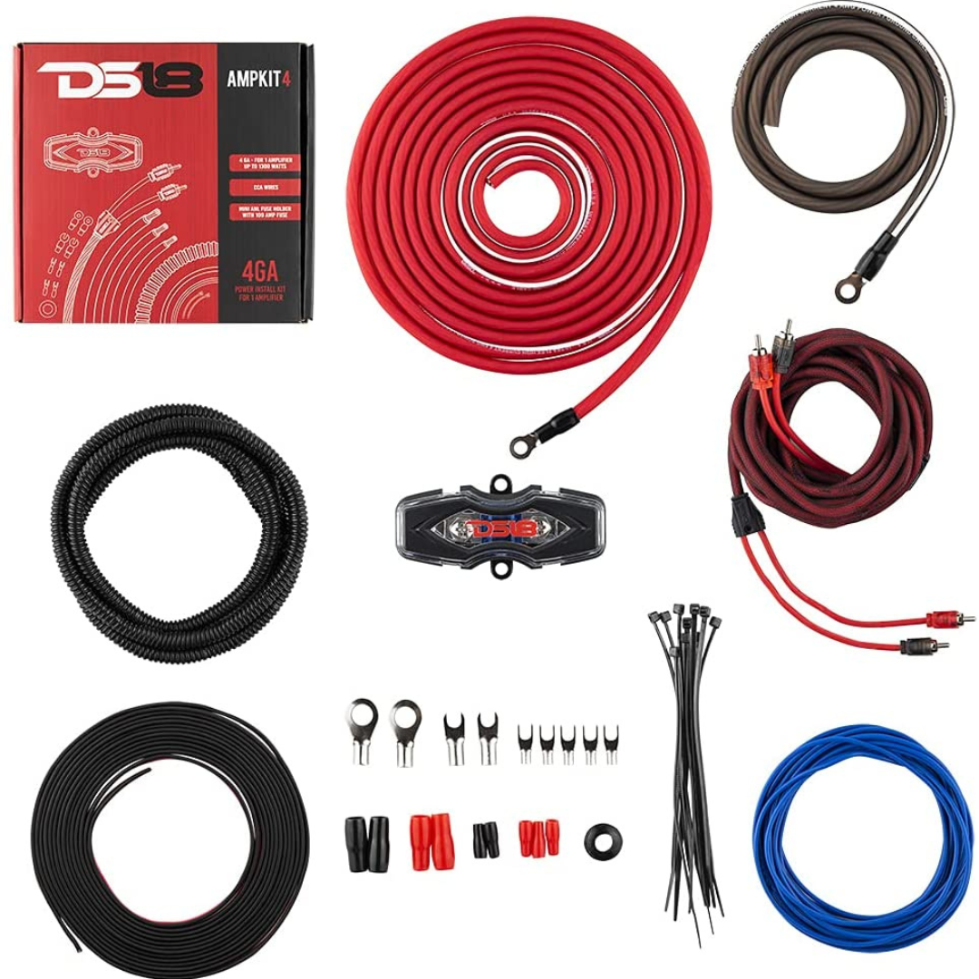 2017-up Ford F-250 / F-350 SuperCrew Cab - DS18 EXL-SQ Series Speaker Package with Amplifier and Amp Kit