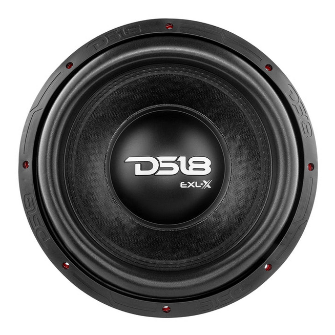 DS18 EXL-X12.4D 12" Subwoofer with 2.57" Black Aluminum Voice Coil - 1250 Watts Rms 4-ohm DVC