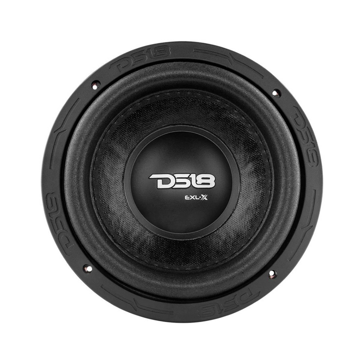 DS18 EXL-X6.2D 6.5" Subwoofer with 2" Black Aluminum Voice Coil - 400 Watts Rms 2-ohm DVC