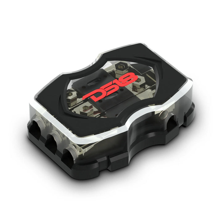 DS18 FHDB3ANL-150A 3 Slot ANL Fuse Block with Plastic Protective Cover - Includes 3x 150 Amp Fuses