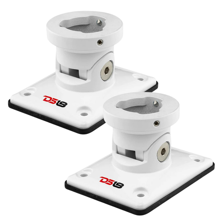 DS18 FLMBPS/WHV2 White Flat Mount Brackets - Fits CF-PS & NXL-PS Series Tower Speaker Pods
