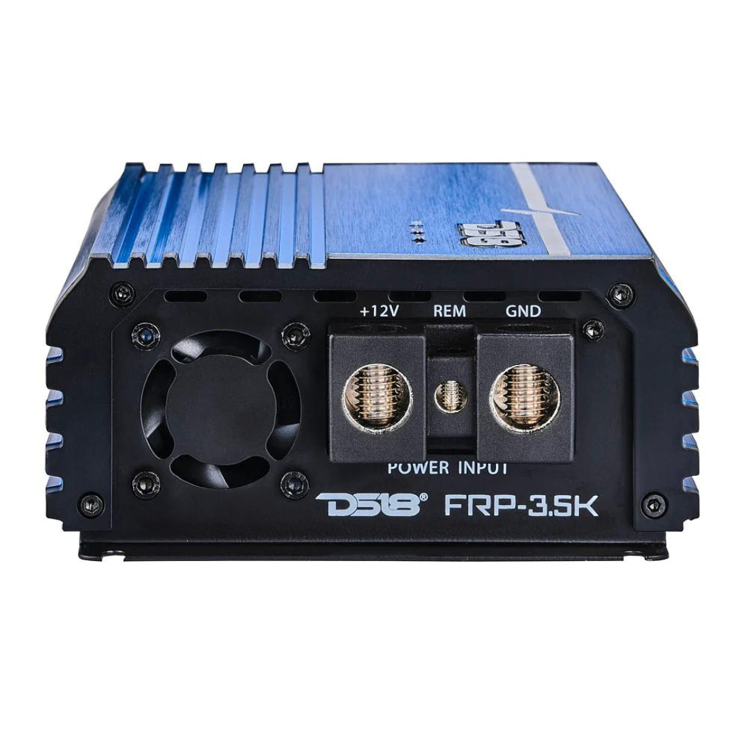 DS18 FRP-3.5K Blue 1-Channel Class D Compact Full-Range Amplifier - 1 x 3500 Watts Rms @ 1-ohm