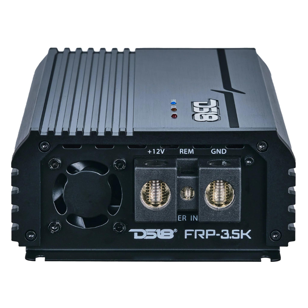 DS18 FRP-3.5K Titanium 1-Channel Class D Compact Full-Range Amplifier - 1 x 3500 Watts Rms @ 1-ohm