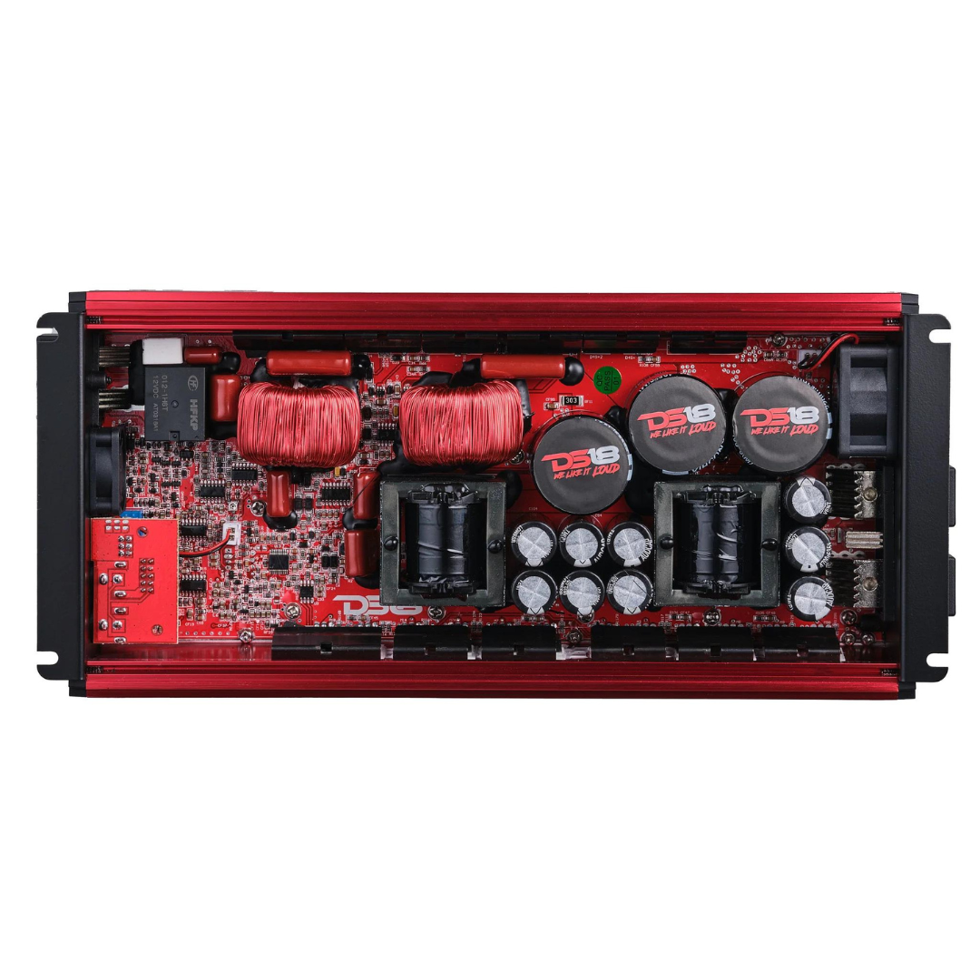 DS18 FRP-5K/RD Full-Range Monoblock Amplifier - 1 x 5000 Watts Rms @ 1-ohm