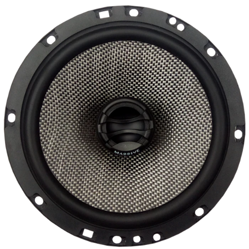 Massive Audio FX6 6.5" 2-Way Coaxial Speakers with Fiber Glass Cone - 75 Watts Rms 4-ohm