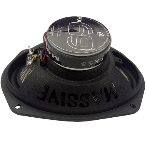 Massive Audio FX69 6x9" 2-Way Coaxial Speakers with Fiber Glass Cone - 75 Watts Rms 4-ohm