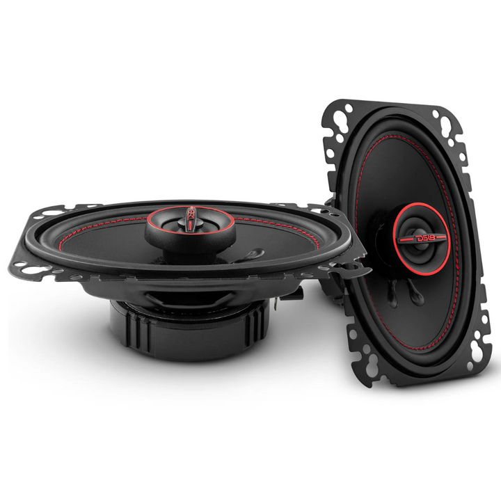 Altavoces coaxiales de 2 vías DS18 G4.6Xi 4x6" con tweeters incorporados - 45 vatios Rms 4 ohmios