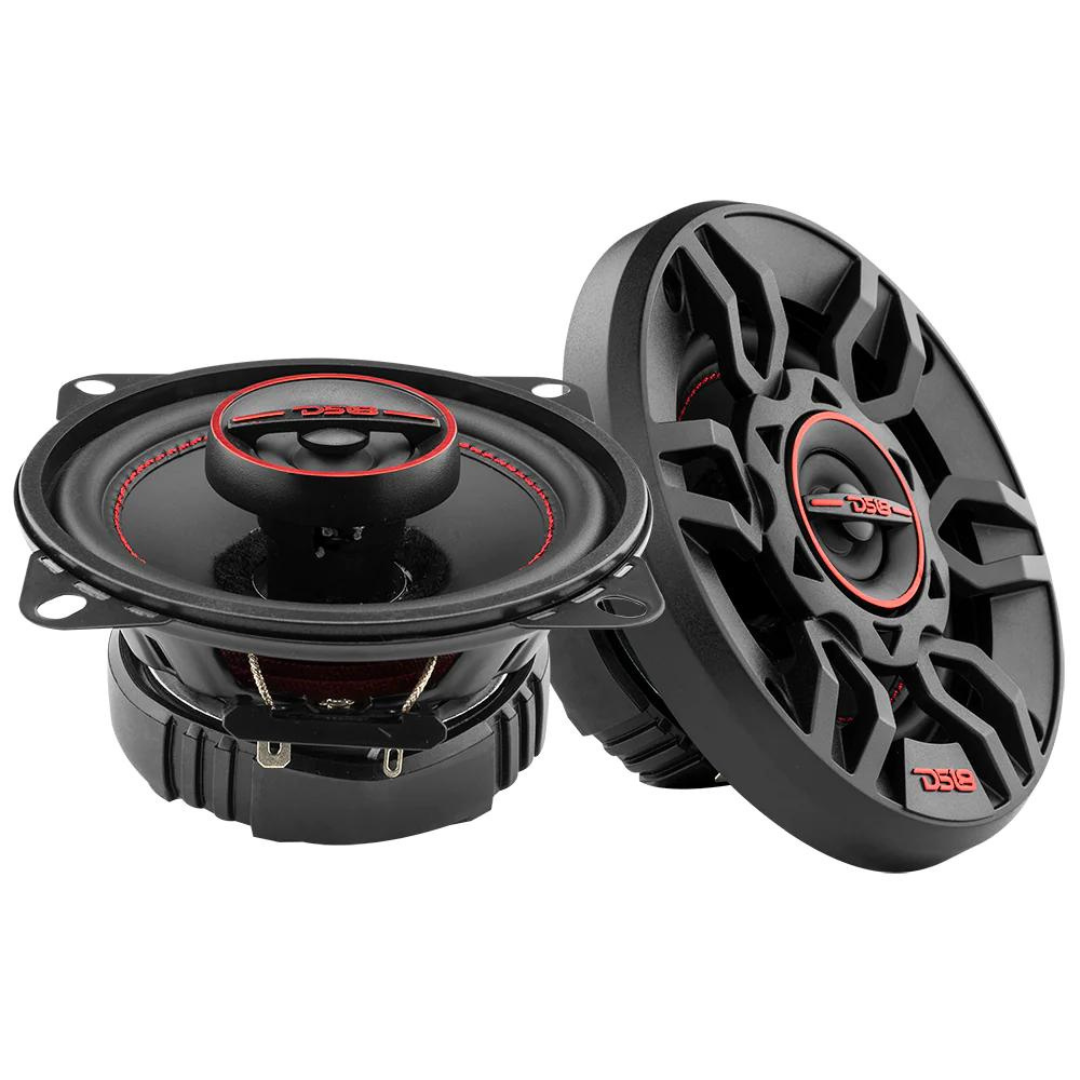 Altavoces coaxiales DS18 G4Xi de 4" y 2 vías con tweeters incorporados - 40 vatios Rms 4 ohmios