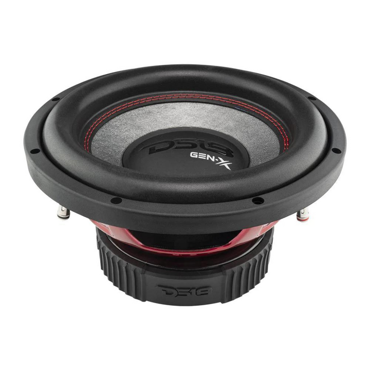 Subwoofer DS18 GEN-X104D de 10" con bobina móvil de aluminio negro de 2" - 400 vatios Rms 4 ohmios DVC