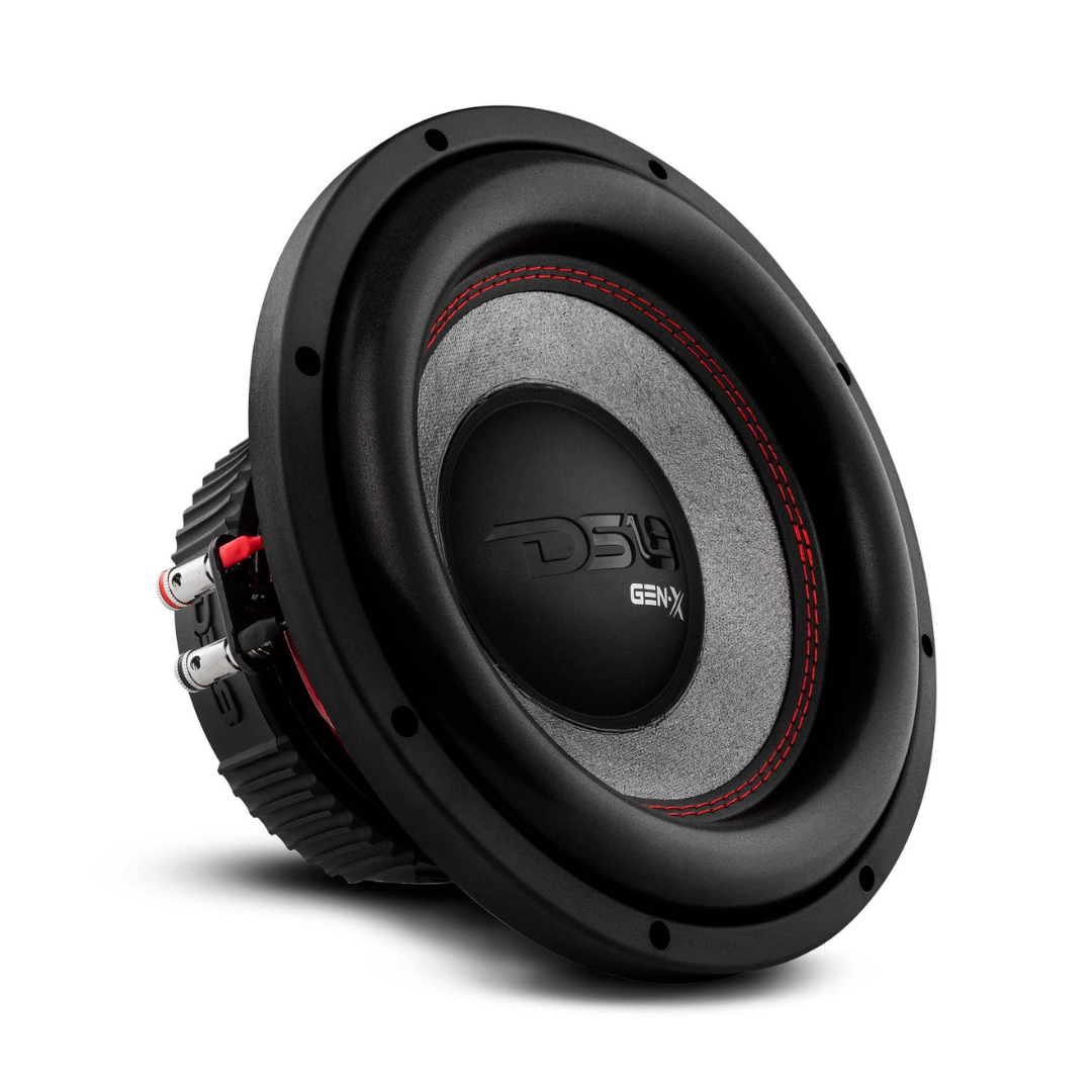 Subwoofer DS18 GEN-X104D de 10" con bobina móvil de aluminio negro de 2" - 400 vatios Rms 4 ohmios DVC