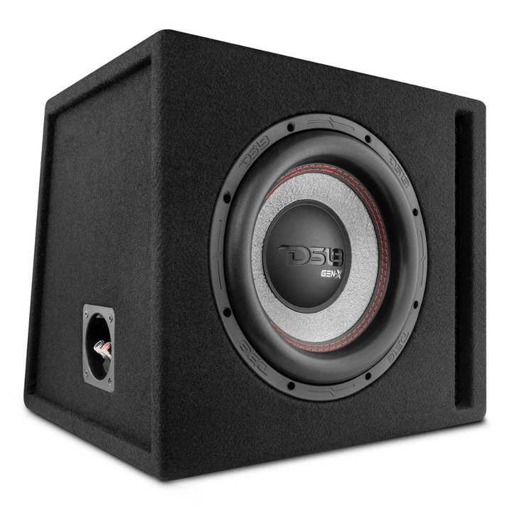 DS18 GEN-X110LD GEN-X104D 10" Subwoofer with Ported Sub Enclosure Tuned to 35Hz - 400 Watts Rms 2-ohm