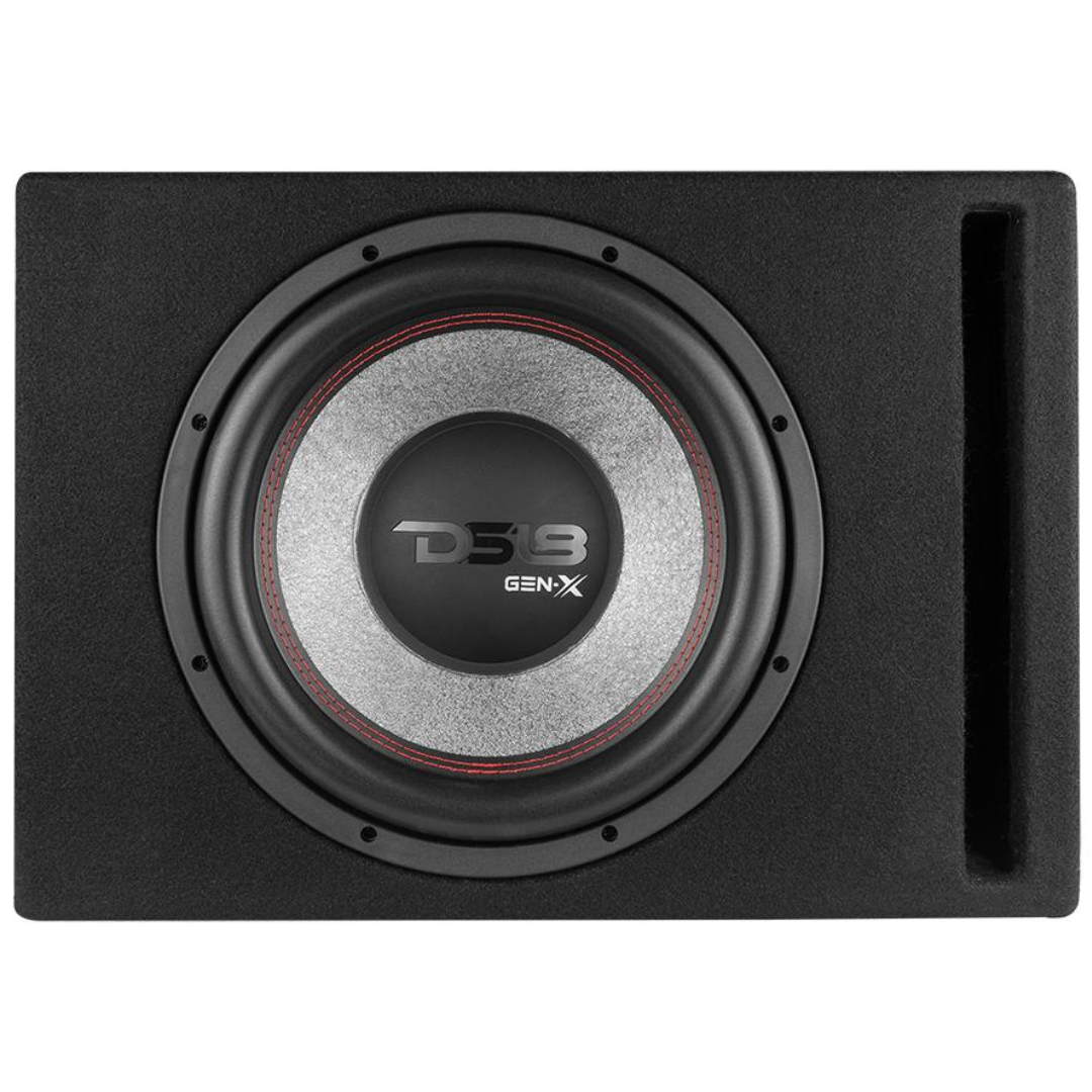 DS18 GEN-X112LD GEN-X124D 12" Subwoofer with Ported Sub Enclosure Tuned to 35Hz - 450 Watts Rms 2-ohm