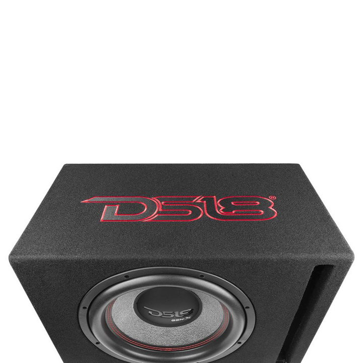 DS18 GEN-X112LD GEN-X124D 12" Subwoofer with Ported Sub Enclosure Tuned to 35Hz - 450 Watts Rms 2-ohm