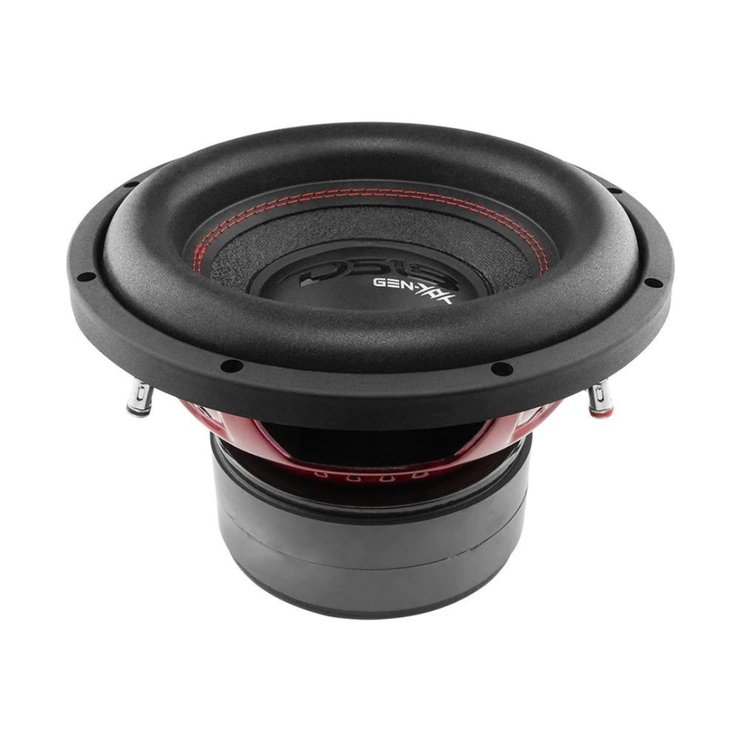 DS18 GEN-XX10.4DHE Subwoofer de 10" con bobina móvil de aluminio negro de 2" - 500 vatios Rms 4 ohmios DVC