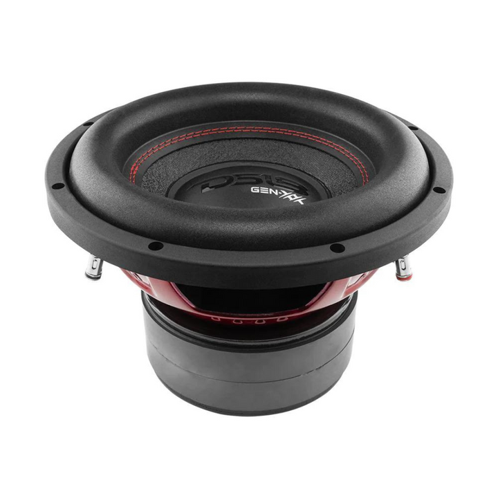 DS18 GEN-XX10.4DHE Subwoofer de 10" con bobina móvil de aluminio negro de 2" - 500 vatios Rms 4 ohmios DVC